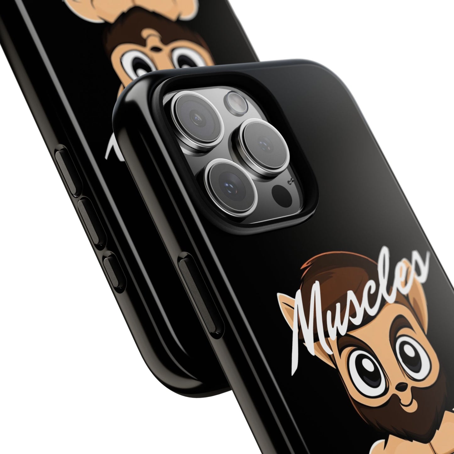 Muscle Man Phone Case Black #0009