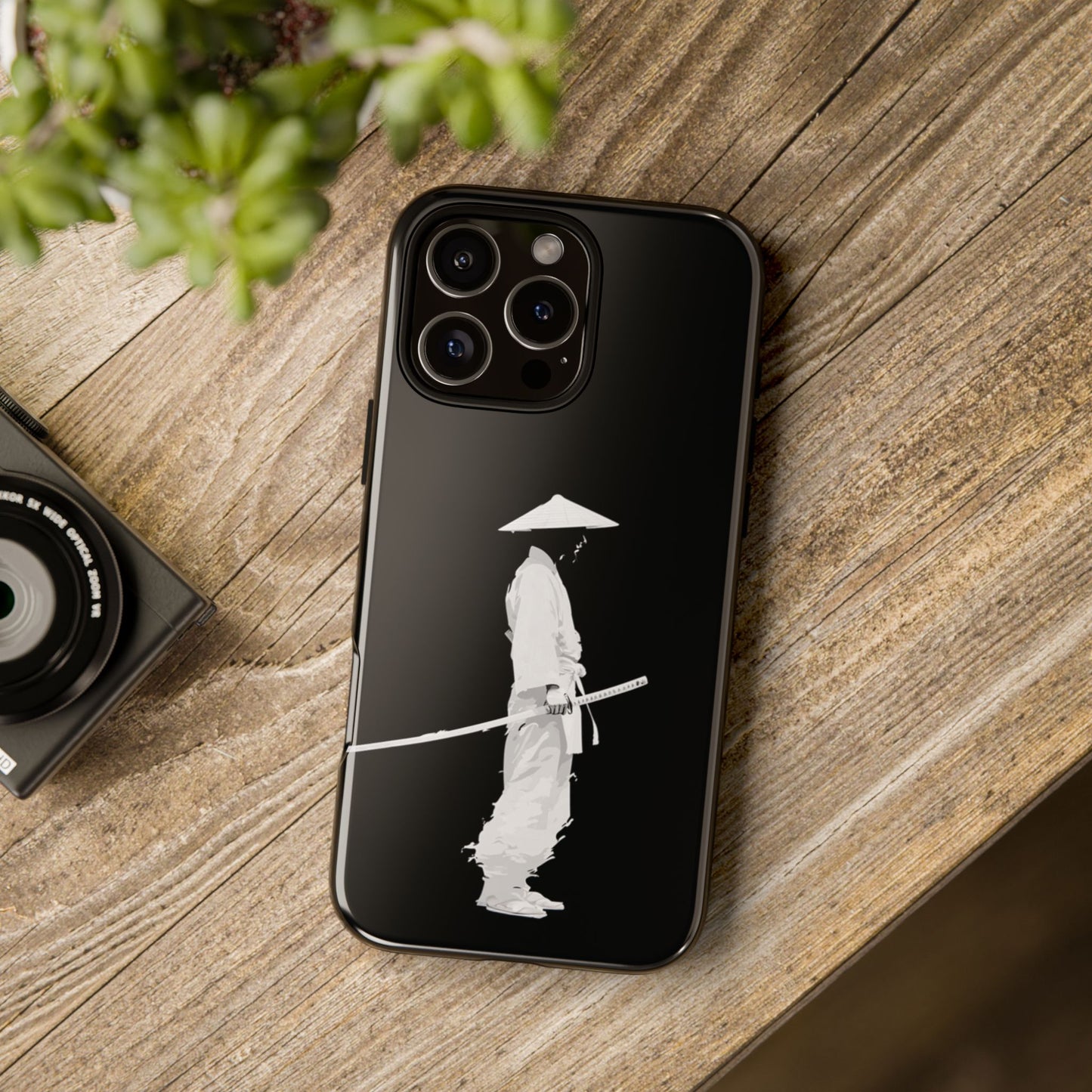 Samurai Phone Case Black #0001