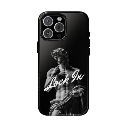Lock In Phone Case Black #0008