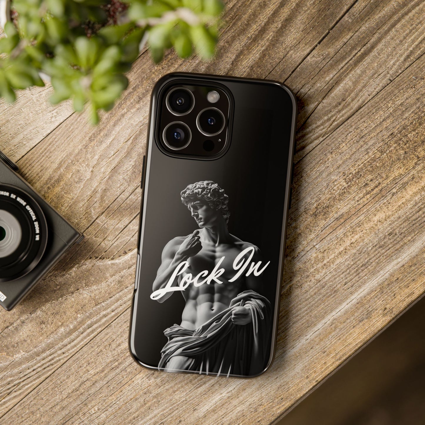 Lock In Phone Case Black #0008