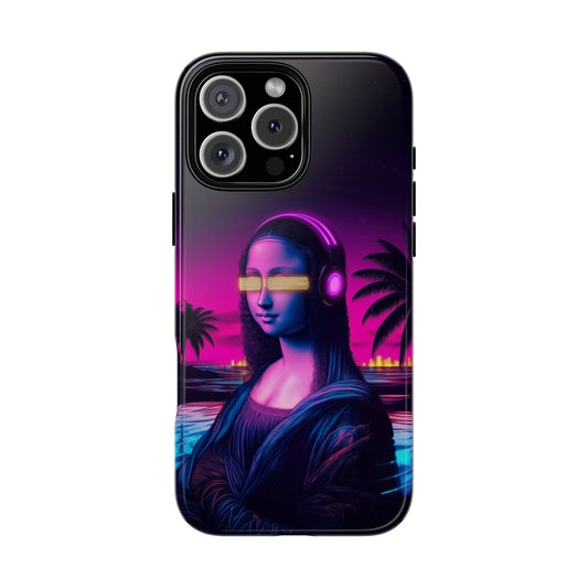 Cyberpunk Mona Lisa Phone Case #0005